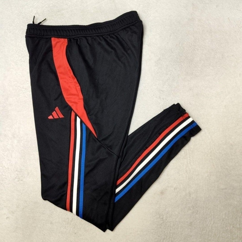 Adidas Track Pants Mens MT Tall Black Red White Blue Tiro‎ 24 Soccer Gym IV7270